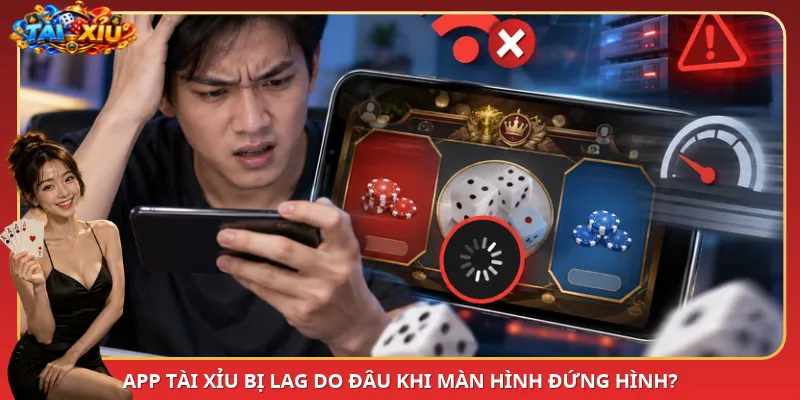 App Tài Xỉu bị lag do đâu khi màn hình đứng hình?