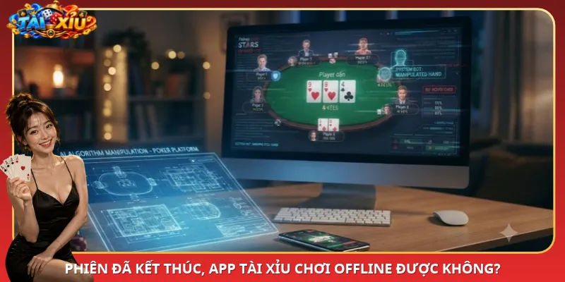 Phiên đã kết thúc, App Tài Xỉu chơi offline được không?