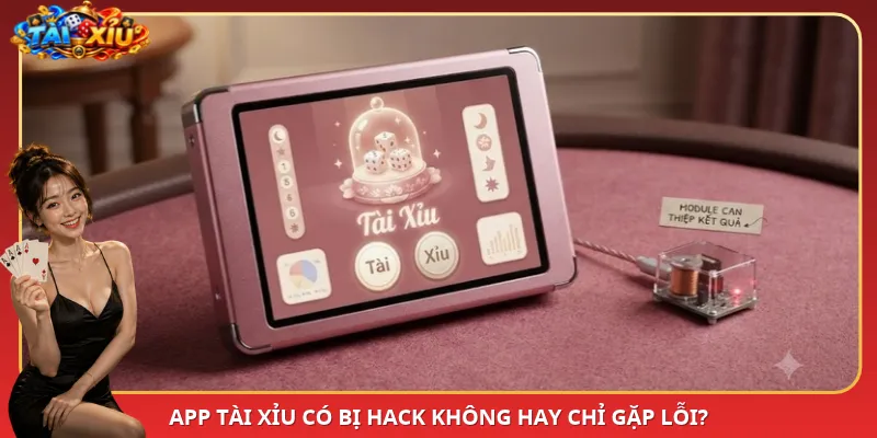 App Tài Xỉu có bị hack không hay chỉ gặp lỗi?