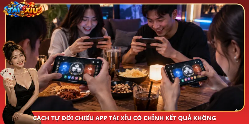 Cách tự đối chiếu app Tài Xỉu có chỉnh kết quả không