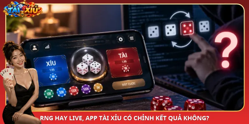 RNG hay live, app Tài Xỉu có chỉnh kết quả không?