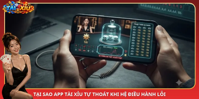 Tại sao App Tài Xỉu tự thoát khi hệ điều hành lỗi
