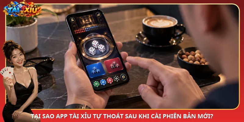 Tại sao App Tài Xỉu tự thoát sau khi cài phiên bản mới?