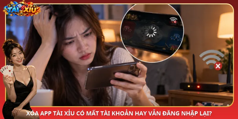 Xóa app Tài Xỉu có mất tài khoản hay vẫn đăng nhập lại?