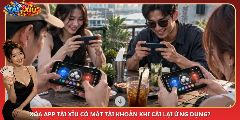 Xóa app Tài Xỉu có mất tài khoản khi cài lại ứng dụng?