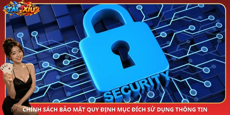 Chính sách bảo mật quy định mục đích sử dụng thông tin