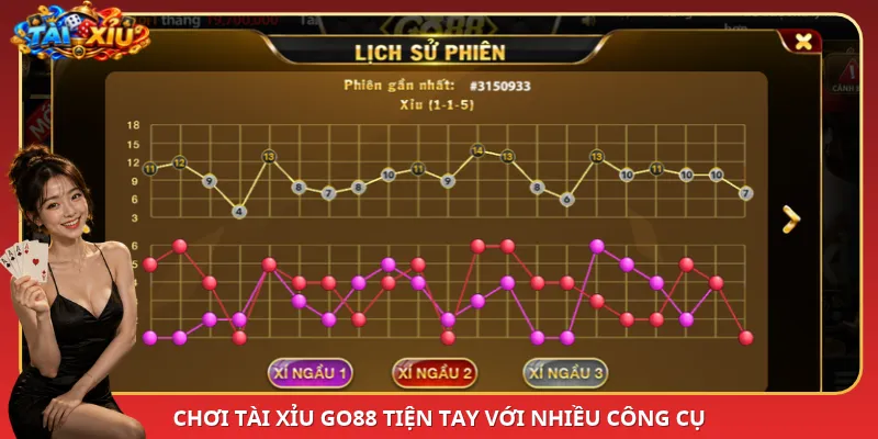 Chơi Tài Xỉu Go88 tiện tay với nhiều công cụ