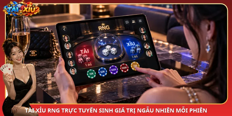 Tài Xỉu RNG trực tuyến sinh giá trị ngẫu nhiên mỗi phiên