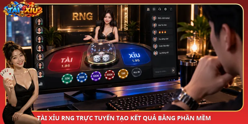 Tài Xỉu RNG trực tuyến tạo kết quả bằng phần mềm